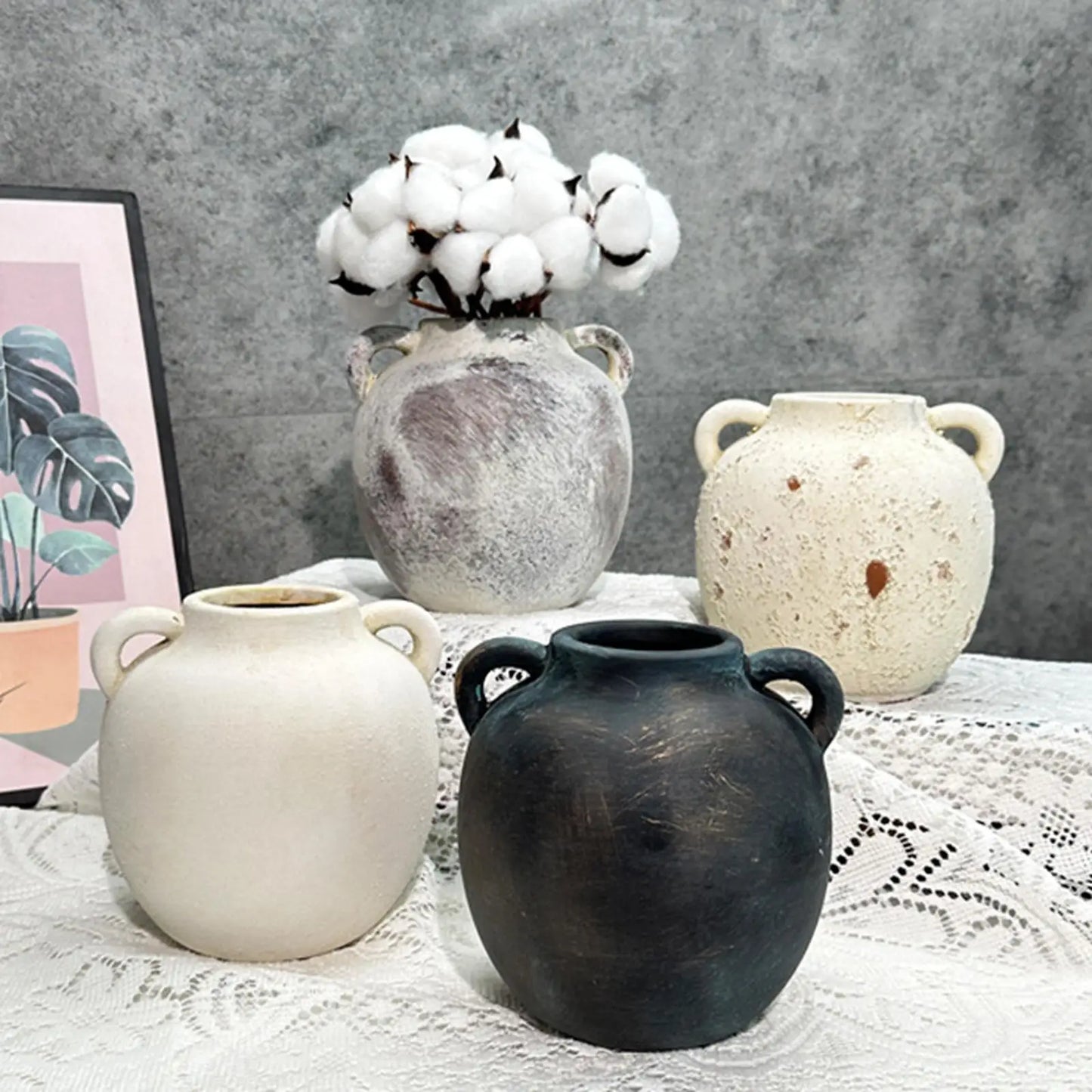 "Rustic" ceramic vase