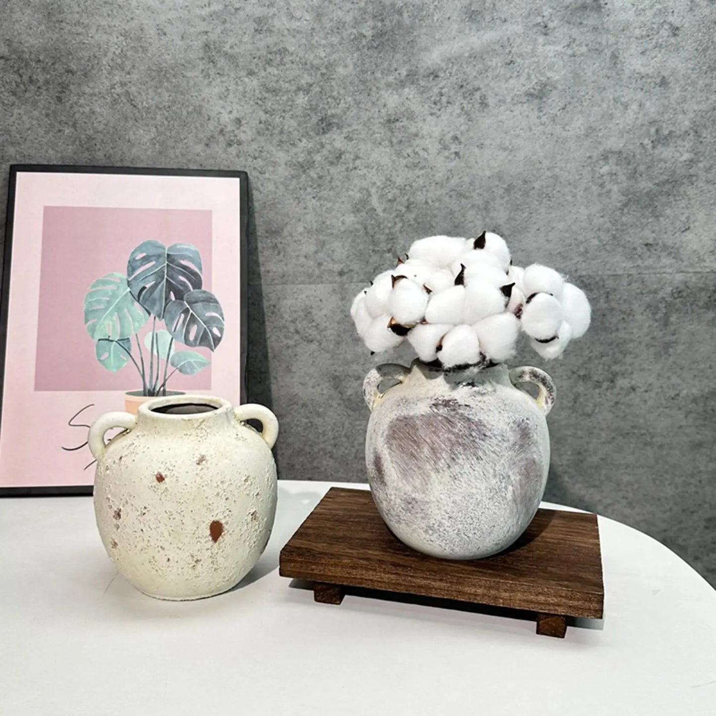 "Rustic" ceramic vase