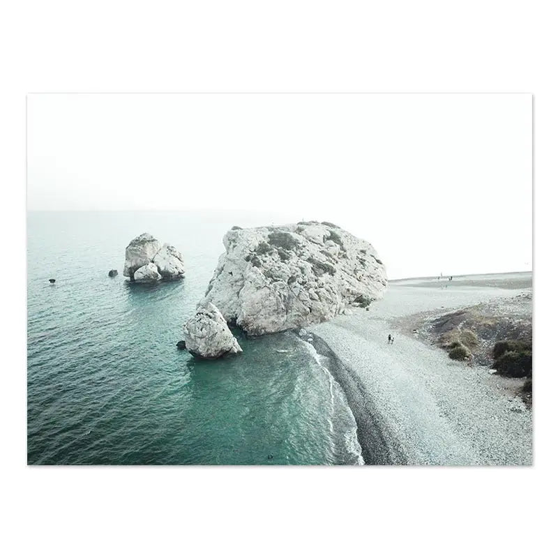 Affiche Murale – Scène de Plage & Océan | Impression sur Toile
