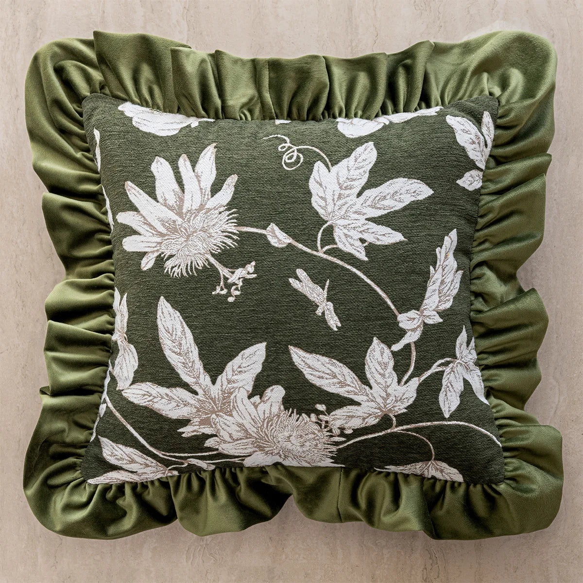 3-Pattern Cushion Cover – “Greenery” Collection