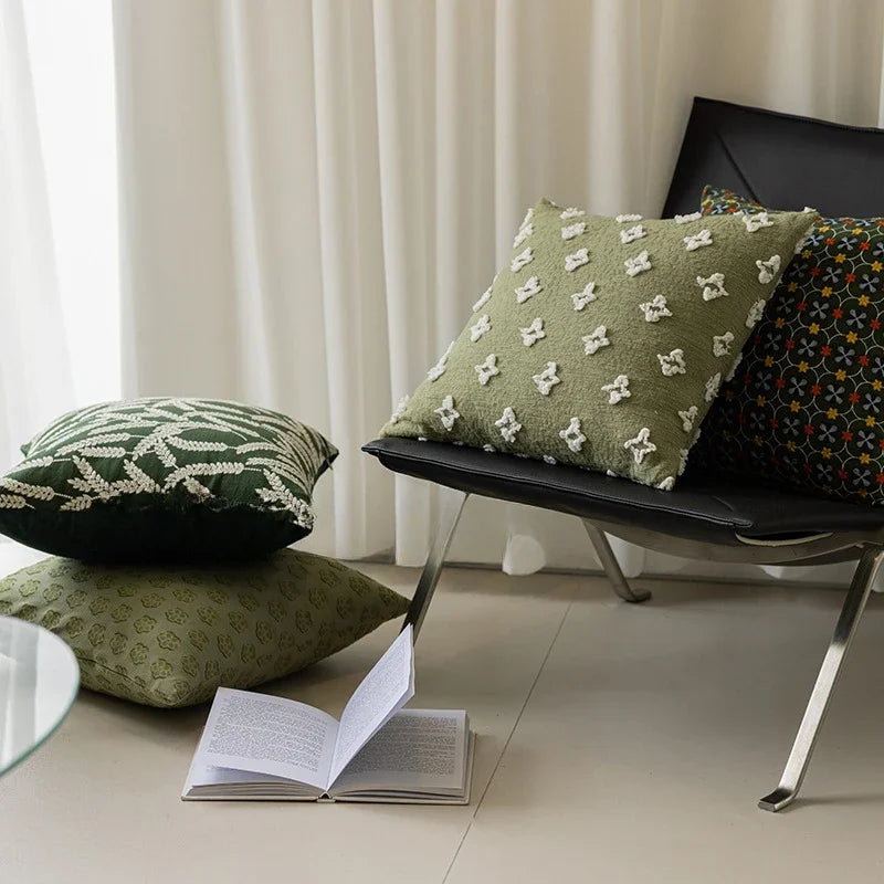 Decorative cushion cover 4 patterns – "Verdure" collection