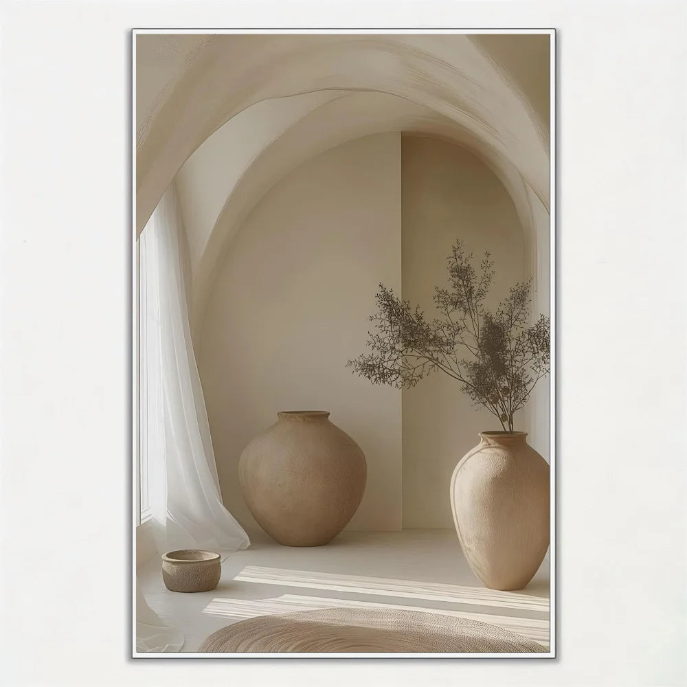 Affiche Murale – Architecture Marocaine & Nature Morte | Style Moderne & Bohème