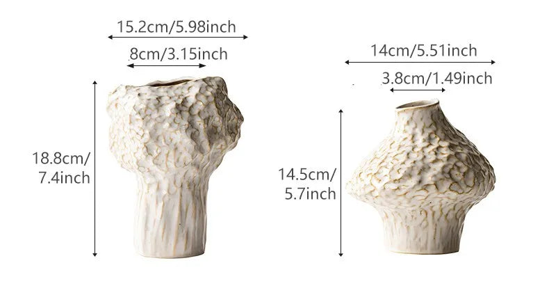 Ceramic "Arborescence" vase