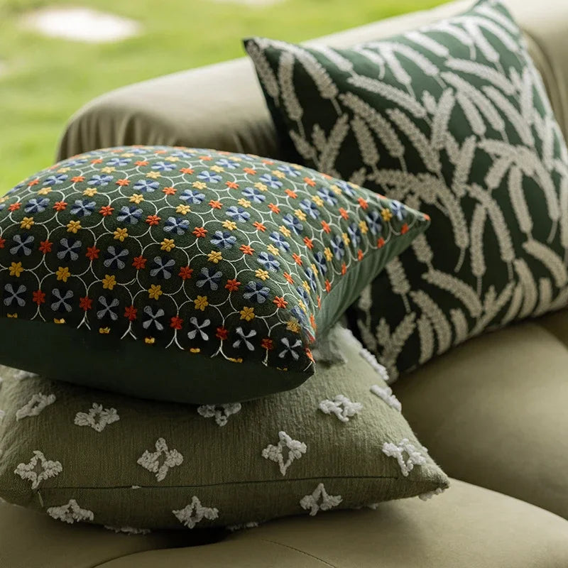 Decorative cushion cover 4 patterns – "Verdure" collection