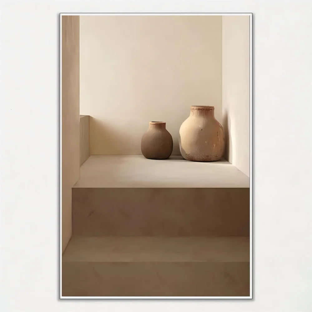 Affiche Murale – Architecture Marocaine & Nature Morte | Style Moderne & Bohème