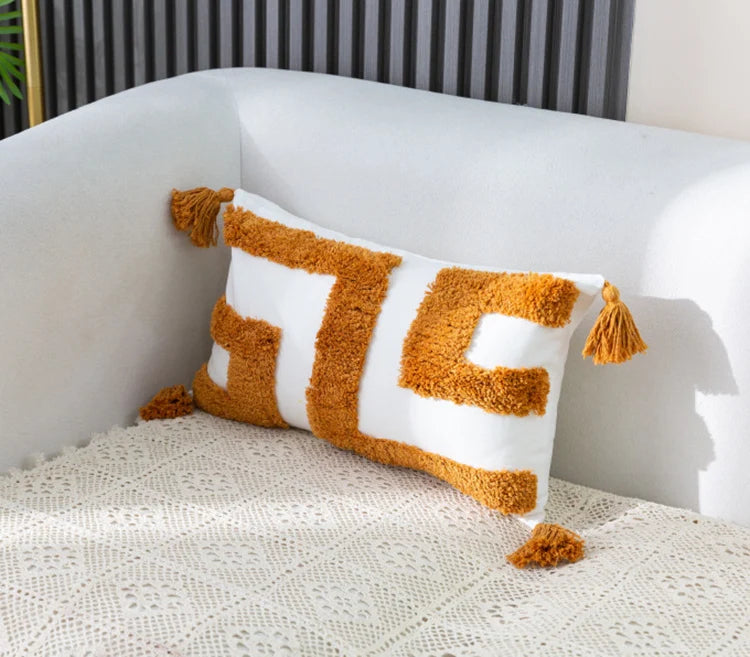 Tufted cushion cover – “Bohemian” collection