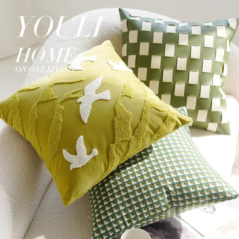 Cushion Cover 14 Patterns – "Greenery" Collection