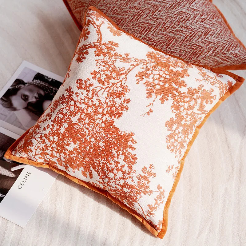 Housse de coussin décoratives – Collection "Coucher d’Ambre"