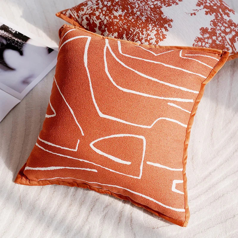 Housse de coussin décoratives – Collection "Coucher d’Ambre"