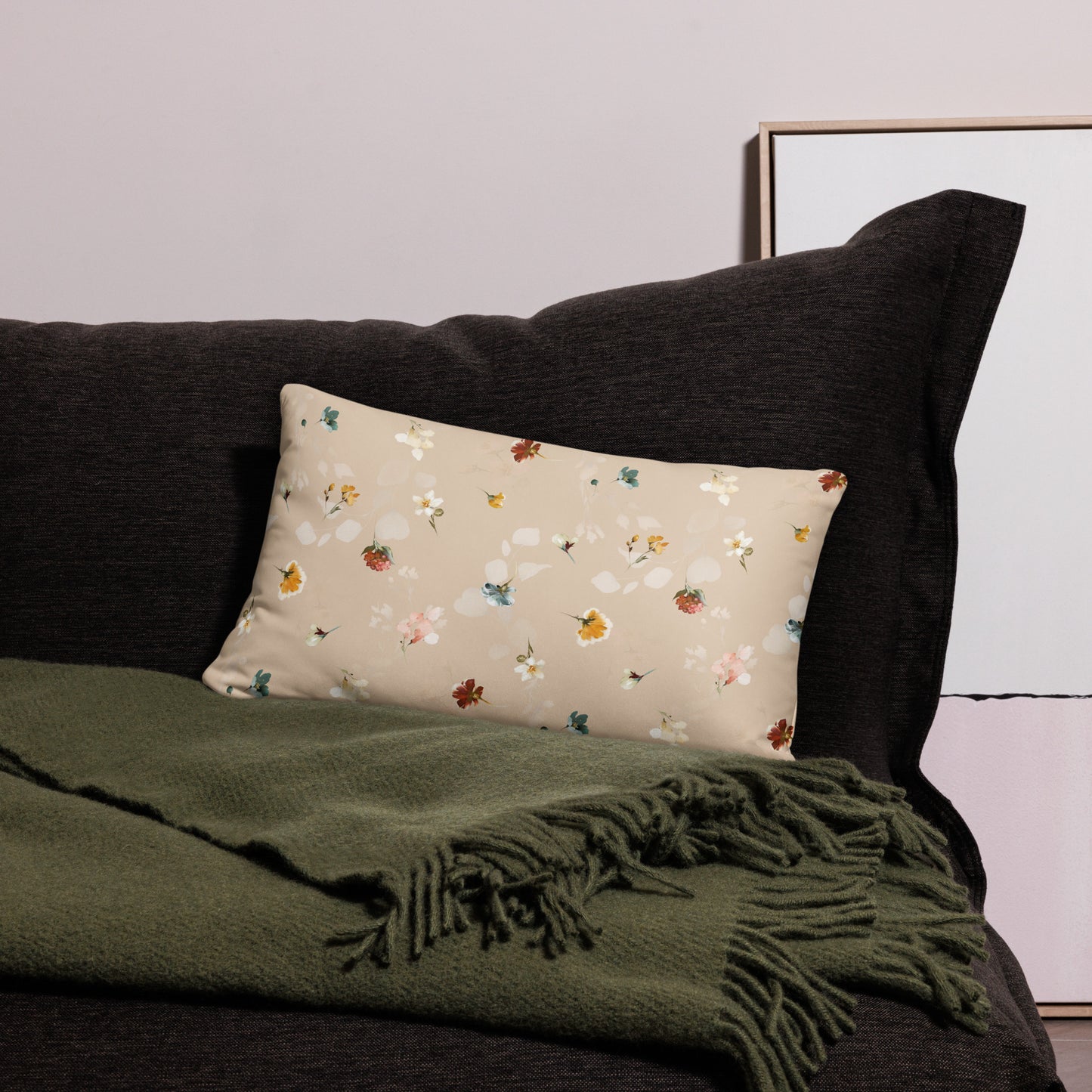 Coussin "litle Bégonia"