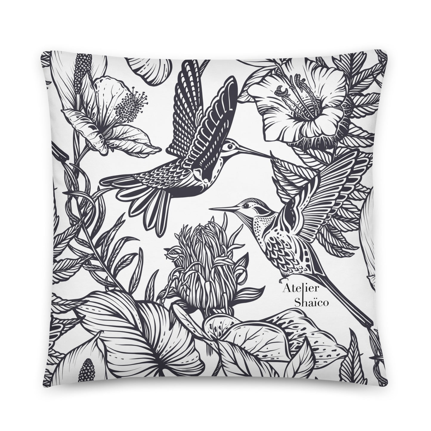 Coussin "héliconia"