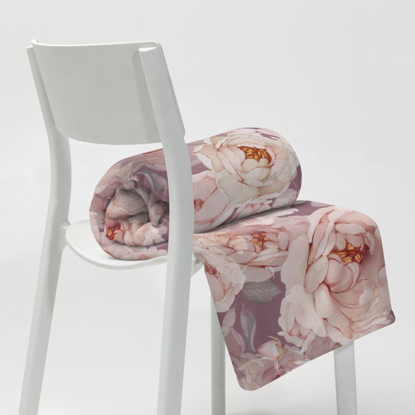 Plaid "Rose du matin" exclusivité ATELIER SHAICO