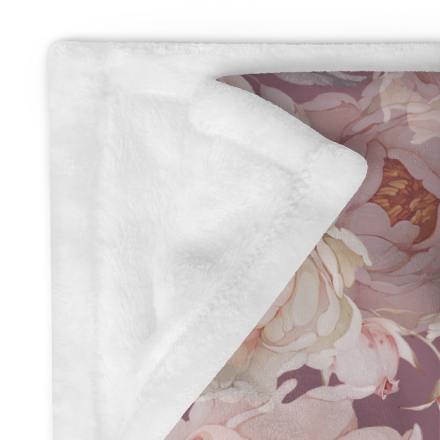 Plaid "Rose du matin" exclusivité ATELIER SHAICO