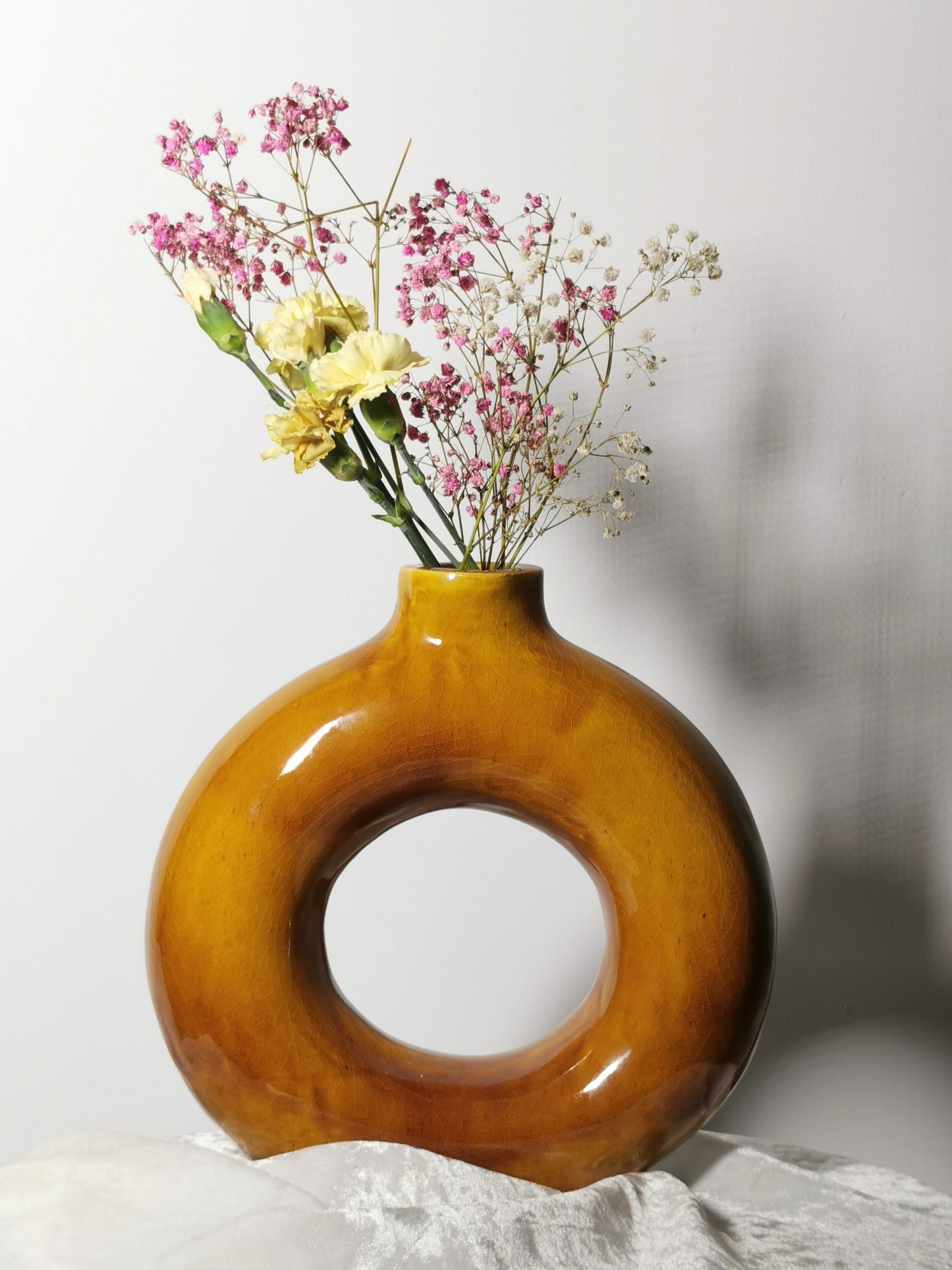 Vase "fleur de miel"