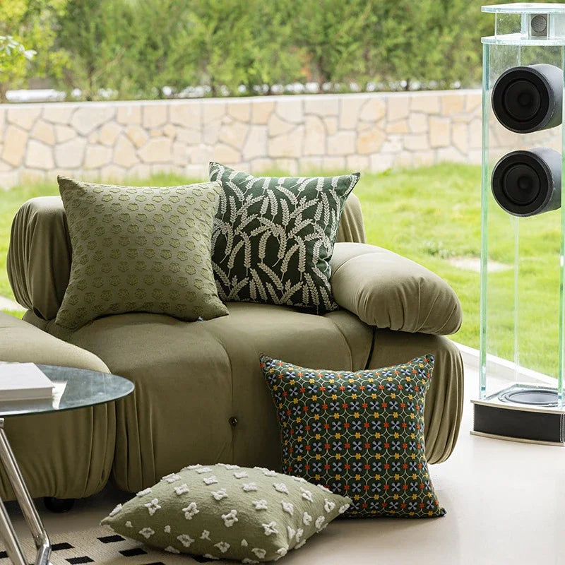 Decorative cushion cover 4 patterns – "Verdure" collection