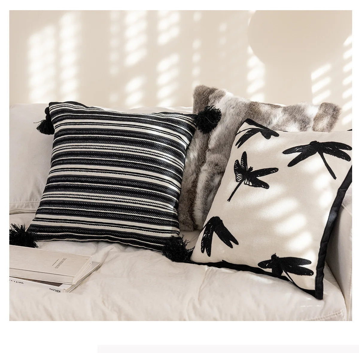 Decorative cushion cover 4 patterns – Retro &amp; Modern Collection