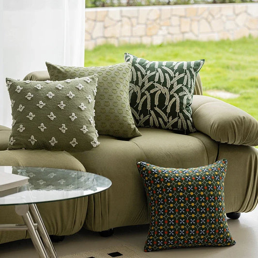 Decorative cushion cover 4 patterns – "Verdure" collection