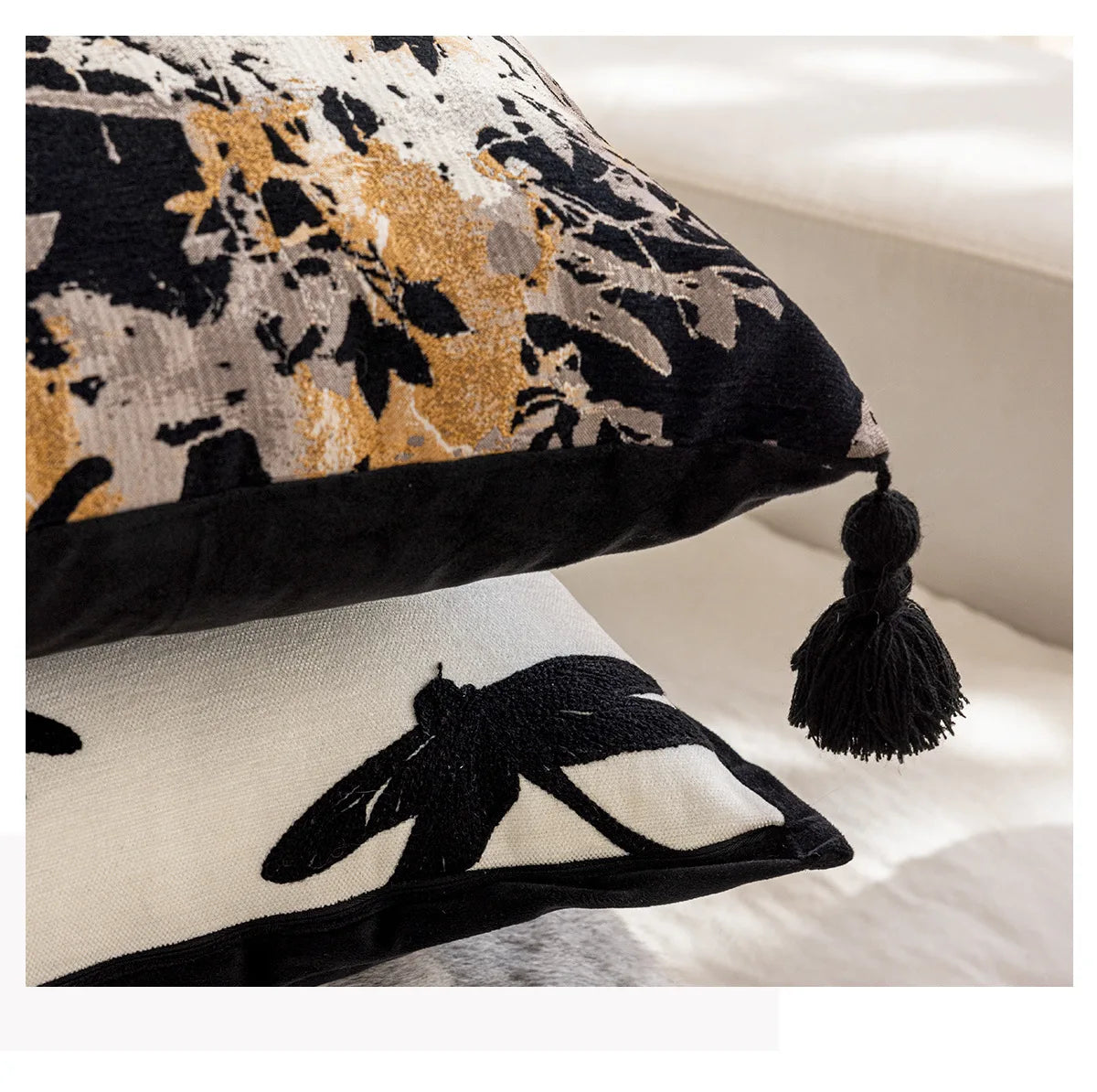Decorative cushion cover 4 patterns – Retro &amp; Modern Collection