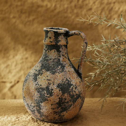 Ceramic "Shibori" vase