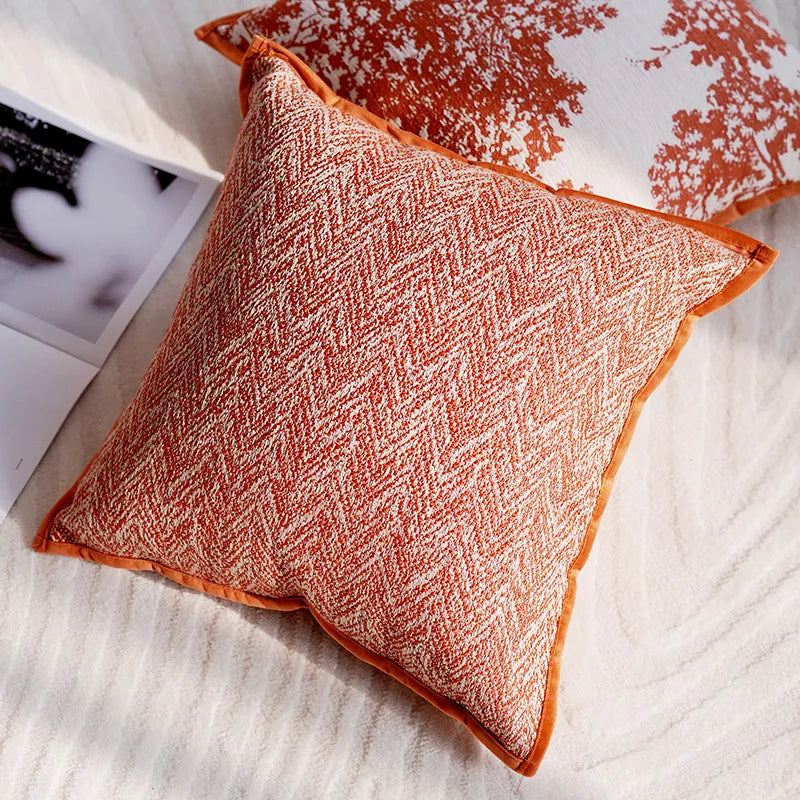 Housse de coussin décoratives – Collection "Coucher d’Ambre"