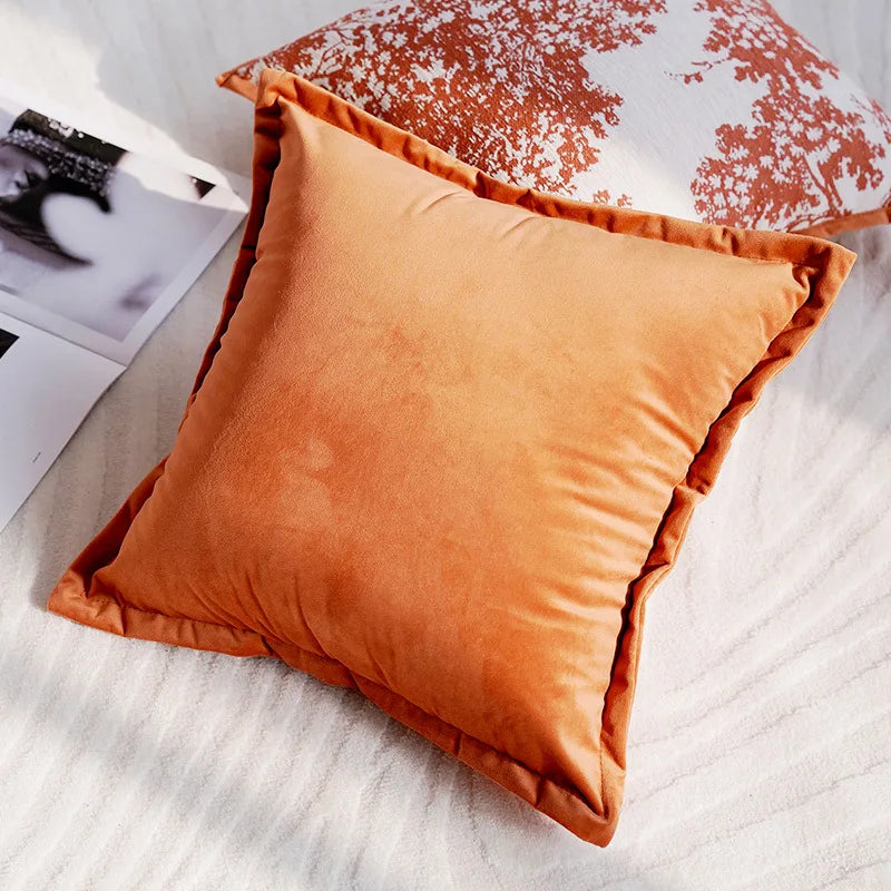 Housse de coussin décoratives – Collection "Coucher d’Ambre"