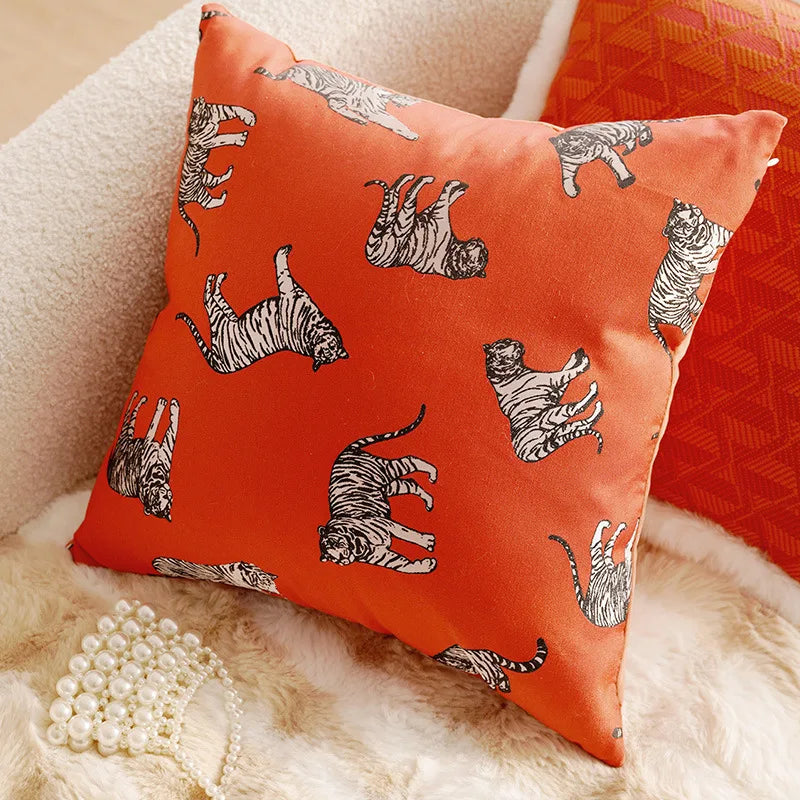 Housse de coussin décoratives – Collection "Coucher d’Ambre"