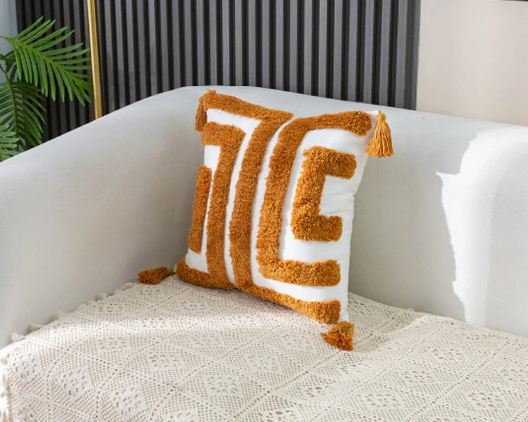Tufted cushion cover – “Bohemian” collection