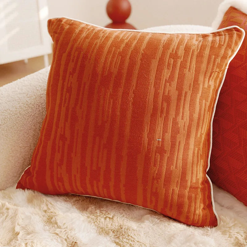 Housse de coussin décoratives – Collection "Coucher d’Ambre"