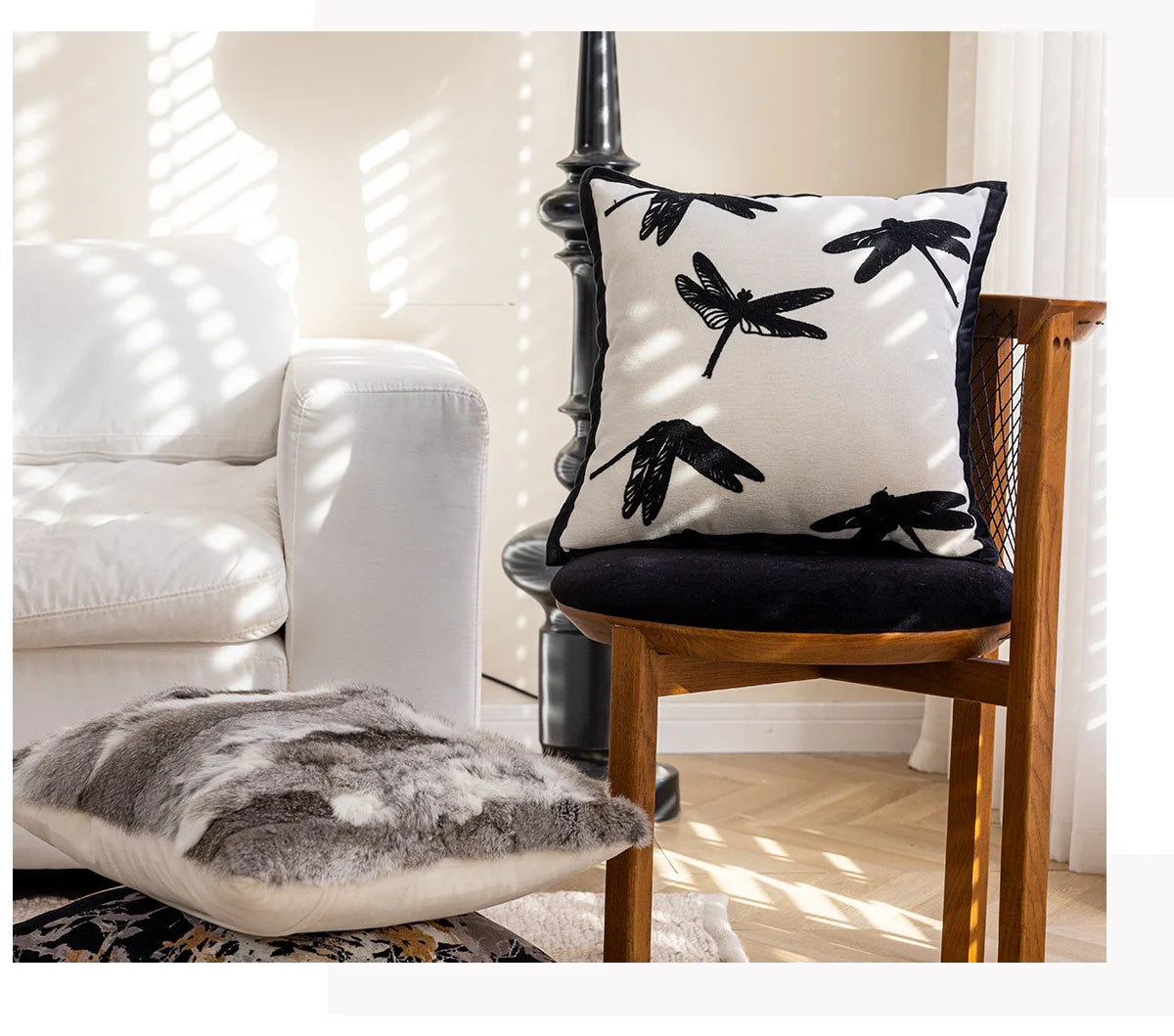 Decorative cushion cover 4 patterns – Retro &amp; Modern Collection