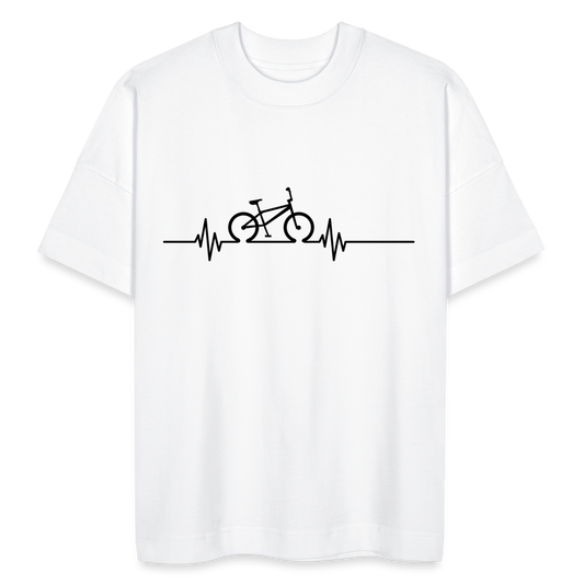 T-shirt bio "love BMX" oversize - white