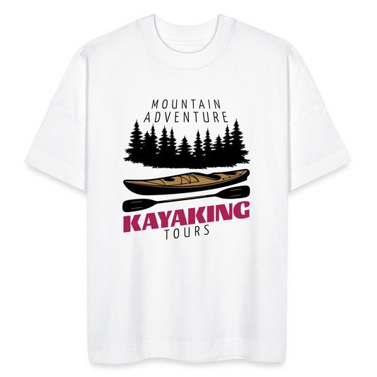 T-shirt bio "Kayak" oversize - white