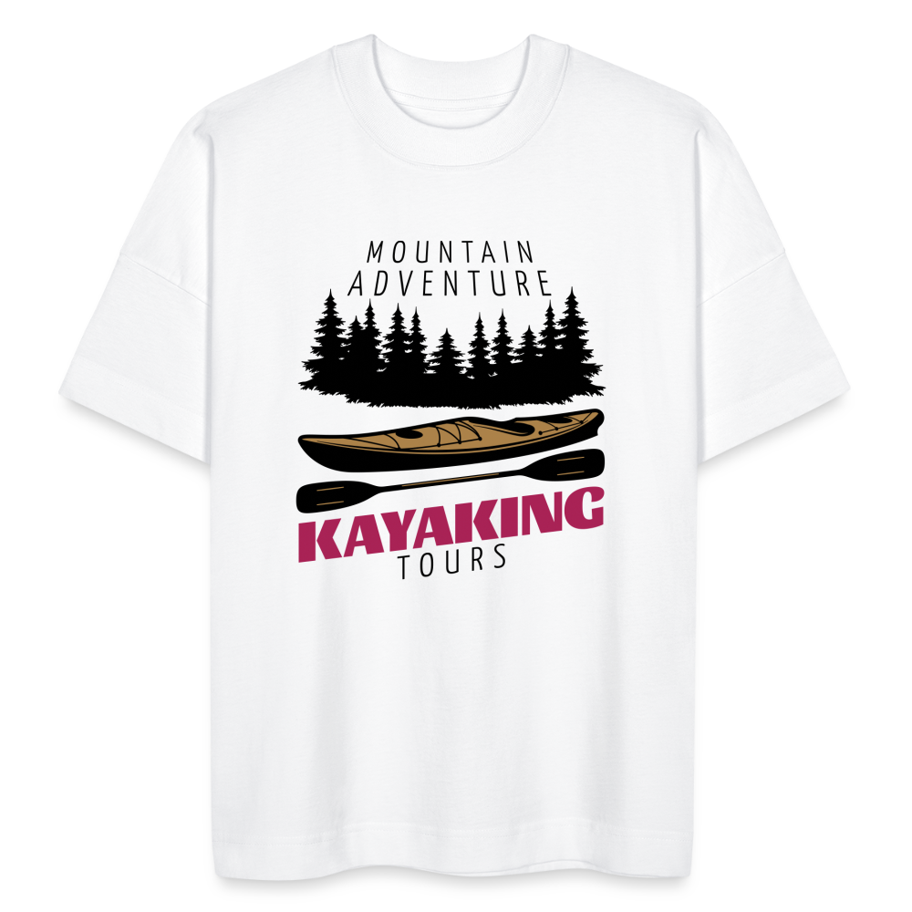 T-shirt bio "Kayak" oversize - white