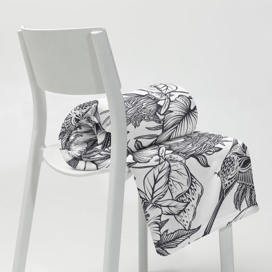 "Heliconia" blanket, exclusive to ATELIER SHAICO